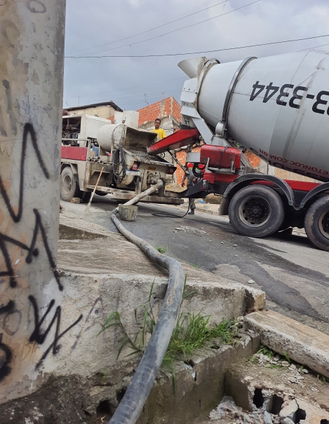 Concretagem para piso